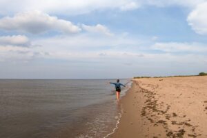spacer plaża